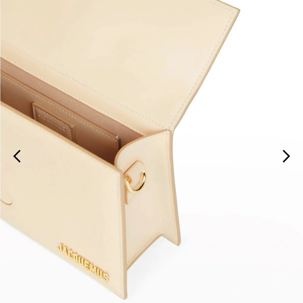 Jacquemus Le Grand Bambino Ivory Bag with Crossbody Strap - Picture 15 of 15